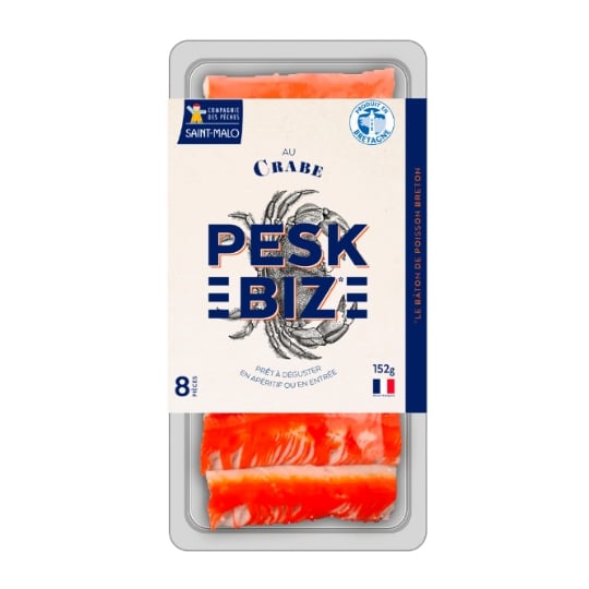 Bâton de Poisson Breton au Crabe PESK BIZ