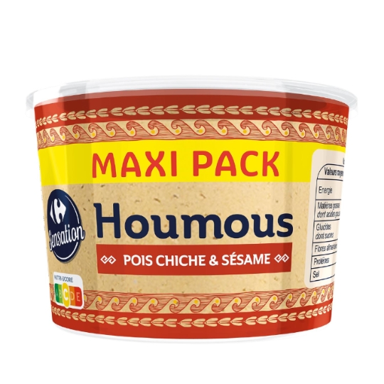 Houmous  pois chiche et sésame CARREFOUR