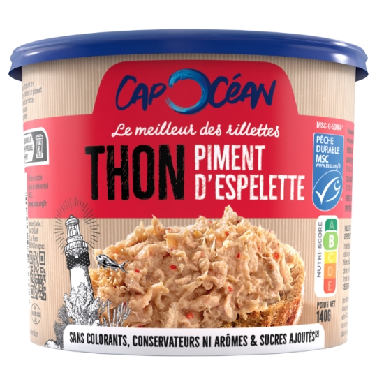 Rillettes de Thon et Piment d'Espelette CAP OCEAN