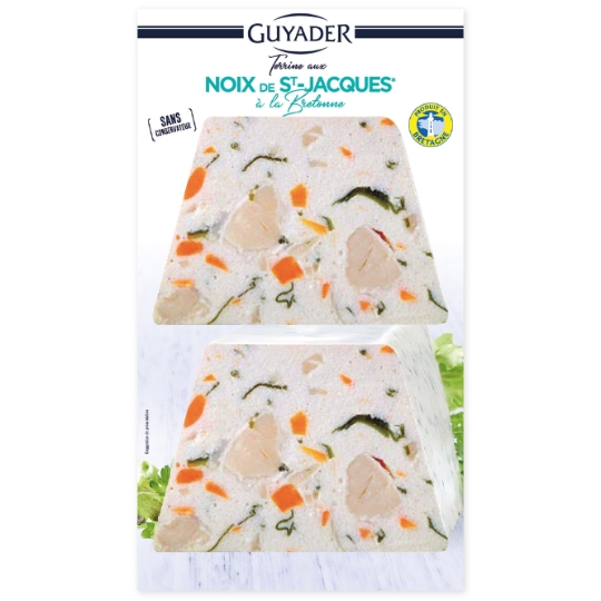 Terrine noix de st jacques à la Bretonne GUYADER