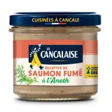 Rillettes de saumon fumé à l'aneth LA CANCALAISE