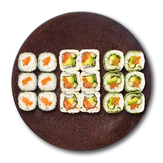 Sushis California Saumon et Mali Mixte IZAKAYA