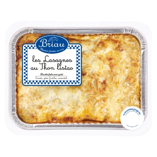 Plat Cuisiné : Lasagnes au Thon MAISON BRIAU