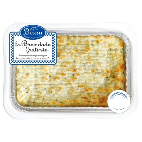Plat Cuisiné : Brandade de Morue Gratinée MAISON BRIAU