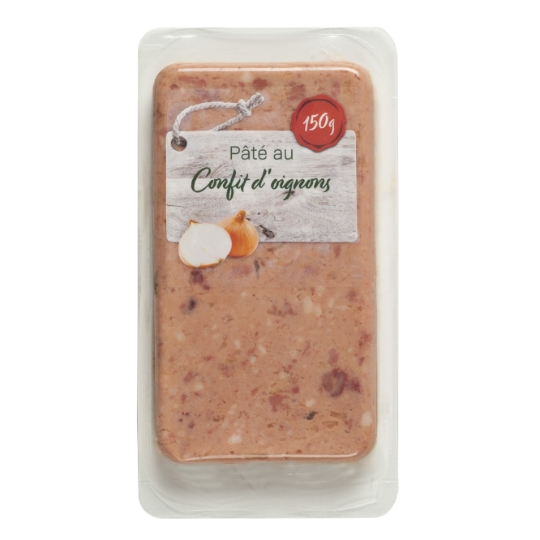 Pâté au Confit d'Oignons DISTRIBUE PAR JECA
