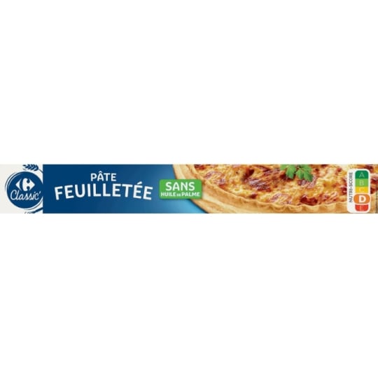 Pâte feuilletée CARREFOUR CLASSIC'
