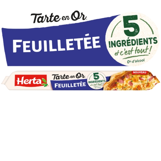Pâte Feuilletée Tarte en Or HERTA