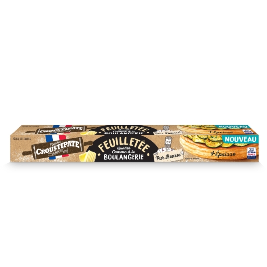 Pâte feuilletée épaisse CROUSTIPATE