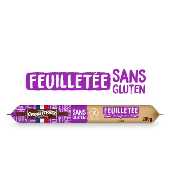 Pâte Feuilletée Sans Gluten CROUSTIPATE