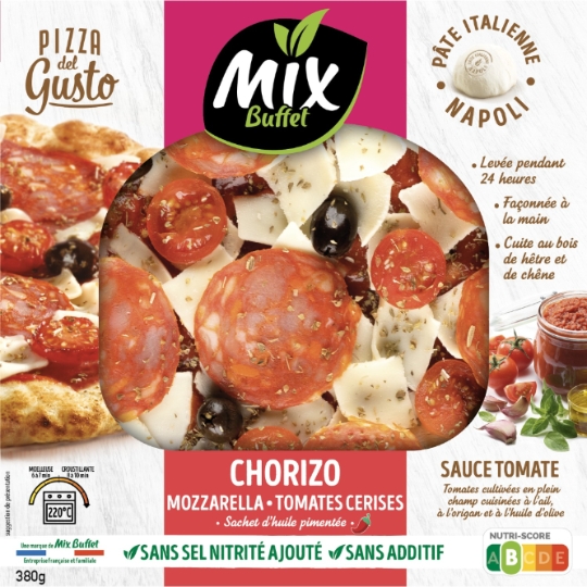 Pizza chorizo MIX