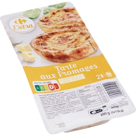 Tartes aux fromages CARREFOUR EXTRA
