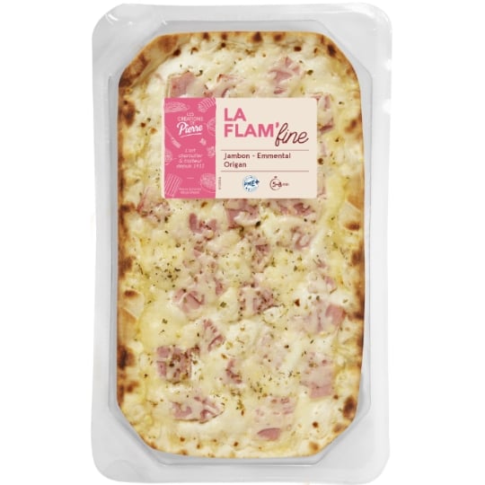 Flammekueche jambon emmental PIERRE SCHMIDT