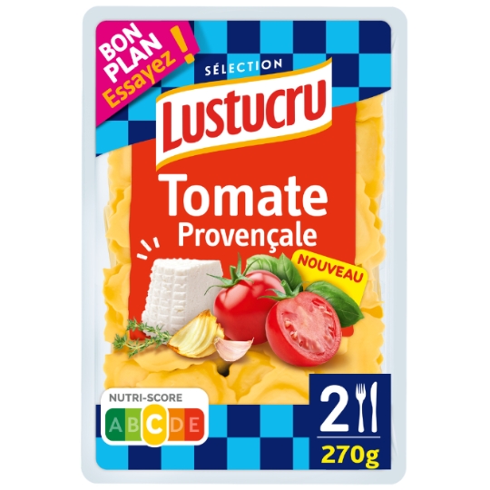 Pâtes Fraîches Ravioli Tomate Provençale LUSTUCRU SELECTION