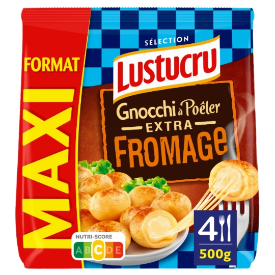 Pâtes Fraîches Gnocchi À Poêler Extra Fromage LUSTUCRU