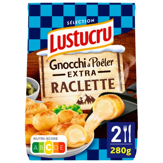 Gnocchi à poêler raclette LUSTUCRU