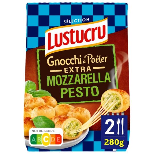 Pâtes Fraîches Gnocchi À Poêler Pesto LUSTUCRU