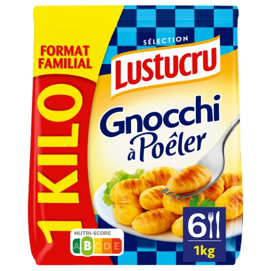 Pâtes Fraîches Gnocchi À Poêler LUSTUCRU