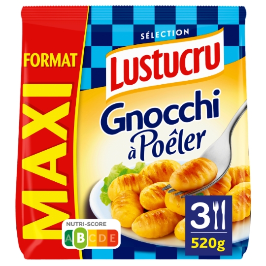 Pâtes Fraîches Gnocchi À Poêler LUSTUCRU