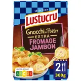 Pâtes Fraiches Gnocchi à Poêler Extra Jambon Fromage LUSTUCRU