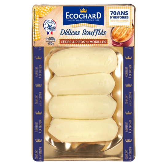 Délices soufflés cèpes & pieds de Morilles ECOCHARD