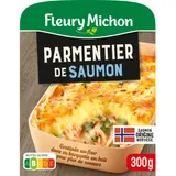 Plat cuisiné parmentier de saumon aux épinards FLEURY MICHON