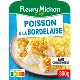 Plat cuisiné poisson à la bordelaise et pommes de terre FLEURY MICHON