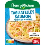 Plat cuisiné tagliatelles au saumon crème ciboulette FLEURY MICHON