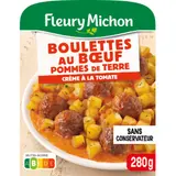 Plat Cuisiné Boulettes au Bœuf et Pommes de Terre FLEURY MICHON