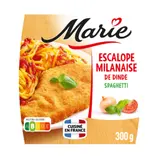 Plat cuisiné escalope milanaise/spaghetti MARIE