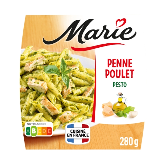 Plat cuisiné penne poulet/pesto MARIE