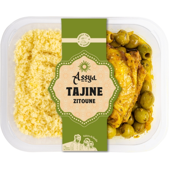 Plat Cuisiné Tajine Zitoune ASSYA