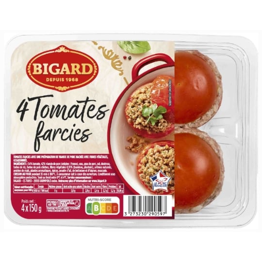 Plat Cuisiné Tomates Farcies BIGARD