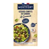 Gésiers de canard confits entiers sans nitrite MONFORT
