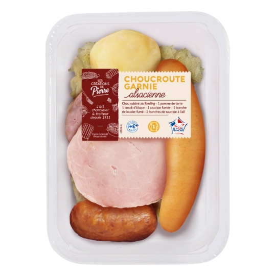 Choucroute garnie individuelle PIERRE SCHMIDT