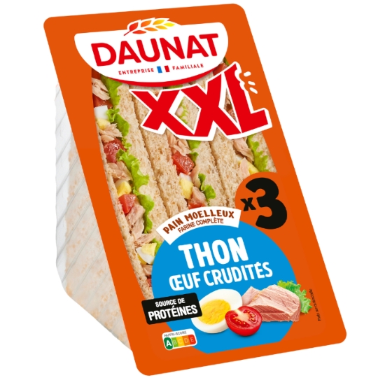 Sandwich thon crudités DAUNAT