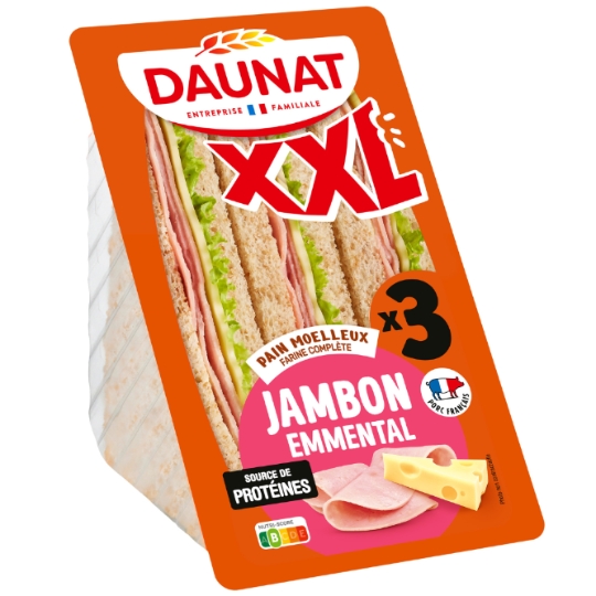 Sandwich jambon emmental DAUNAT