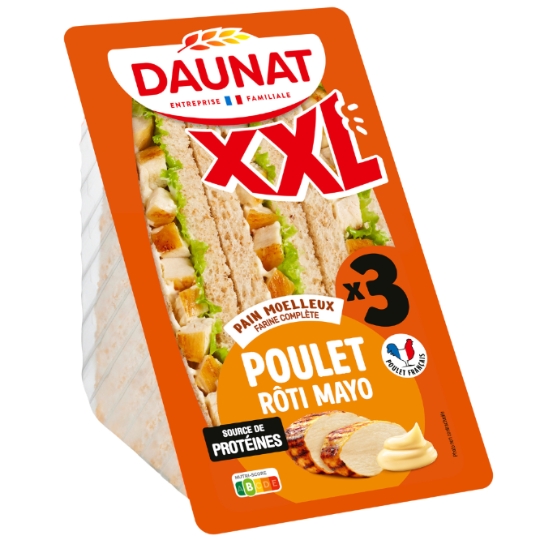 Sandwichs poulet mayonnaise DAUNAT