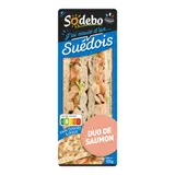 Sandwichs club pain suédois duo de saumon SODEBO