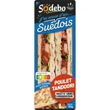 Sandwichs club pain suédois poulet tandoori SODEBO