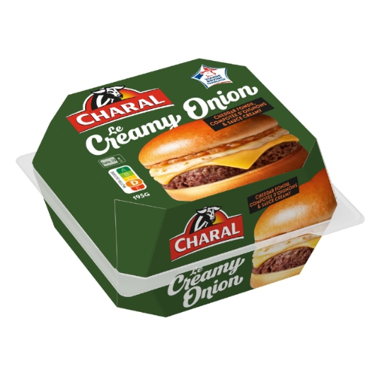 Burger Le Creamy Onion Cheddar Fondu CHARAL