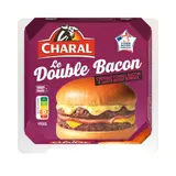 Double Bacon Cheddar Fondu, Bacon & Sauce Biggy Burger CHARAL