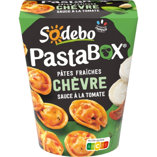 Box Tortellini chèvre sauce tomate SODEBO