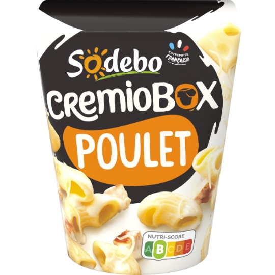 Box Pâtes Poulet crème emmental SODEBO