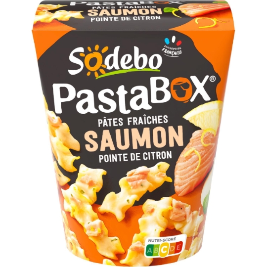 Box Fusilli au saumon pointe de citron SODEBO