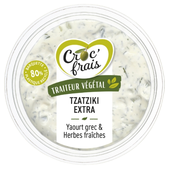 Tzatziki Extra Yaourt Grec & Herbes Fraîches CROC'FRAIS