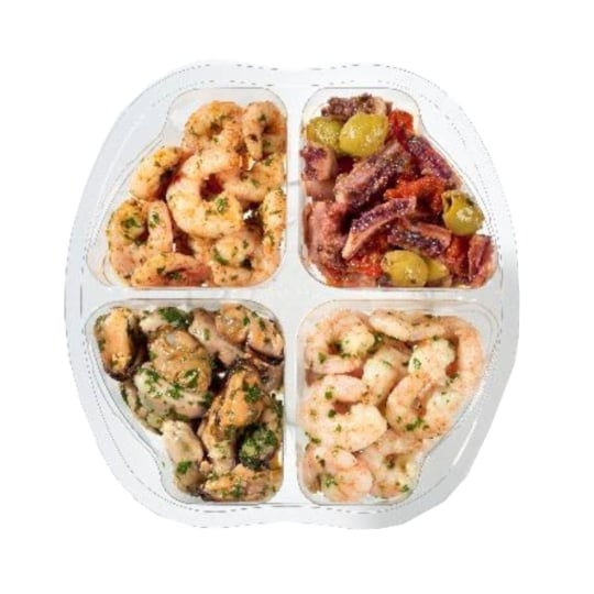 Plateau Tapas : Mix Poulet, Crevettes, Moules, et Encornets
