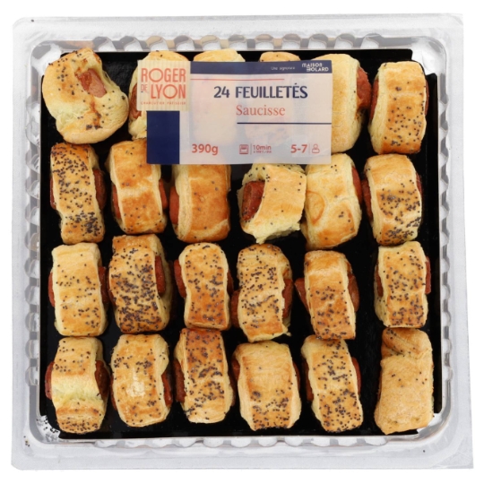 Feuilleté saucisse  nature