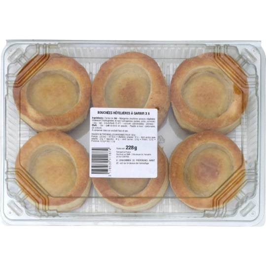 Bouchées Hôtelières à Garnir