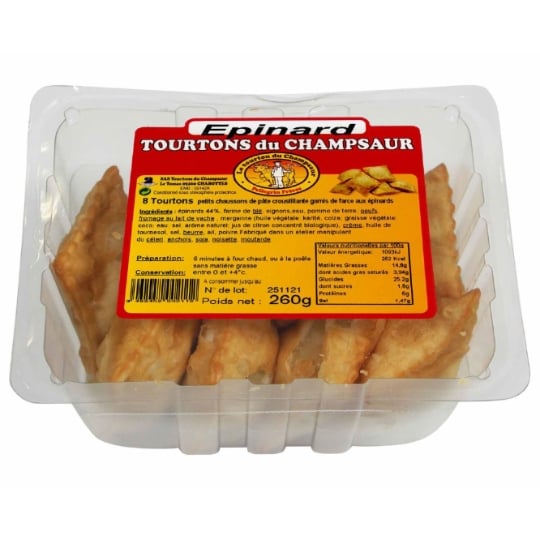 Tourtons aux épinards X8