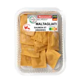 Pâtes Fraîches Maltagliati au Saumon et Amandes L'ITALIE DES PATES